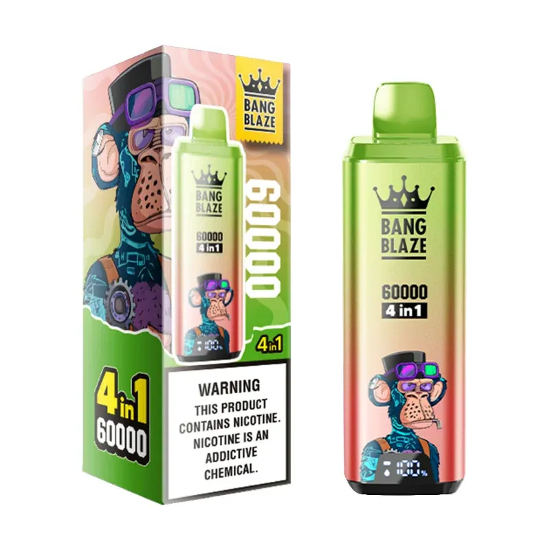 安心ストア取扱｜BANG Blaze 60000｜ウォーターメロンアイス・ブルーベリーミント・フジアイス・ライムロマンス