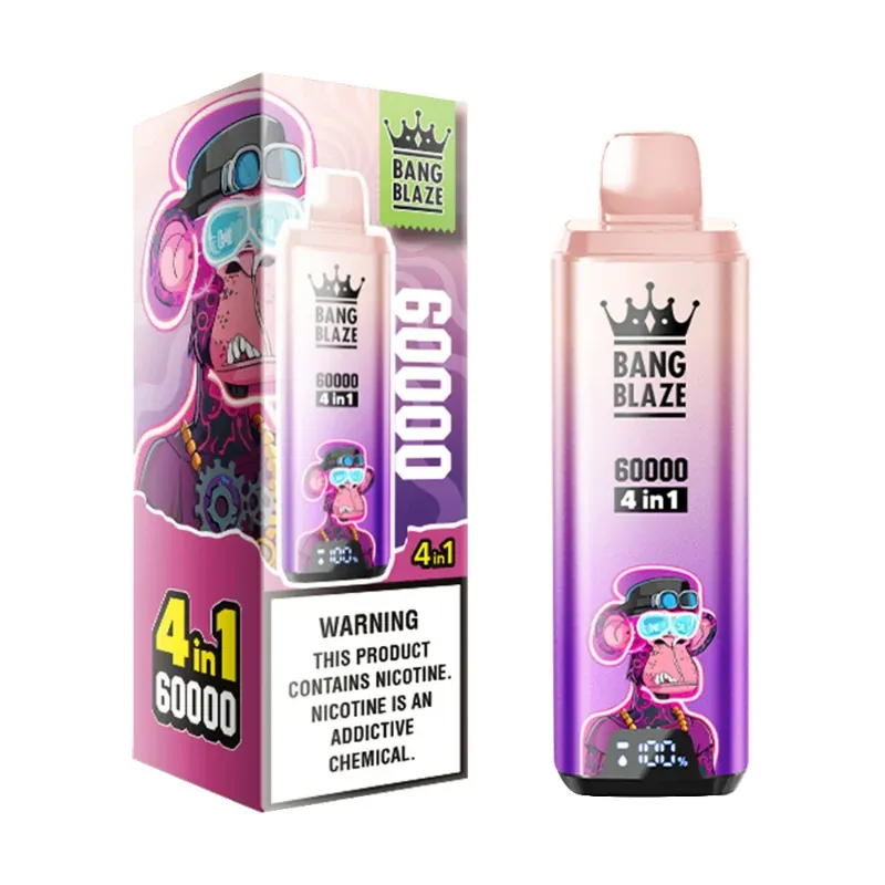 安心ストア取扱｜BANG Blaze 60000｜エナドリ・ブルーベリーウォーターメロン・サワーアップルラズベリー・グミベア